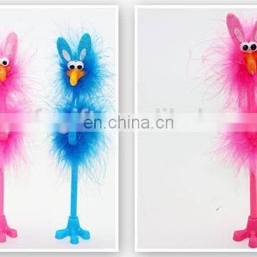 Fluffy Flamingo Pen Ostrich Feather Pen Easter Flamingo Pen