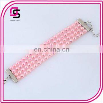 European Fashion Hotall-match Personality Brief Multilayer Pearl Bracelet Agent photo-5
