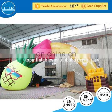 Commercial balloon arch advertising inflatables for fun