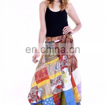 Indian 2017 Rapron Skirts Party Dress For Women Knee Length Wrap Skirts Summer Fashion Beach Skirts Long Skirt Maxi Beach