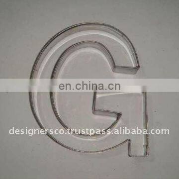 Stainless Steel Alphabet Cookie Cutter