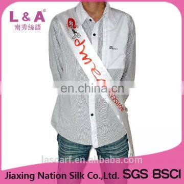 Polyester Satin Sash for Celebration