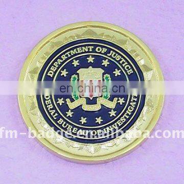 gold plating metal coin