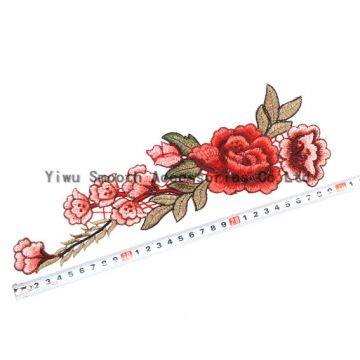 Wholesale Fashion Beautiful Flower Rose Fabric Clothing Accessories Embroidery Patch photo-2