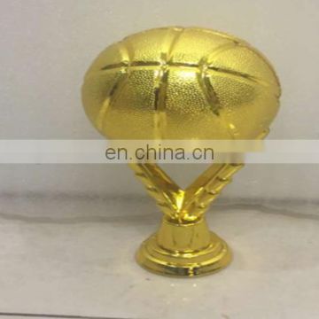 Gold Plated Soccer Trophy Figures for Corporate Awards