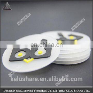 custom rubber silicone patch logo print transparent sticker