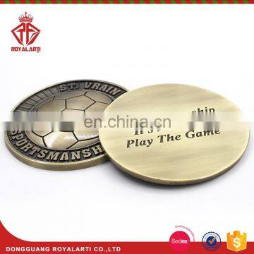 Custom Football Sportsmanship Souvenir Coin