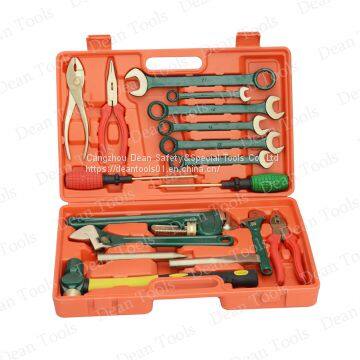 Non sparking tools 17pc tool set , Aluminum bronze or beryllium copper