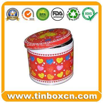 Embossed/Transparent Window Round Tin Box photo-2
