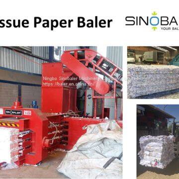 Waste Tissue Paper Baler Machine