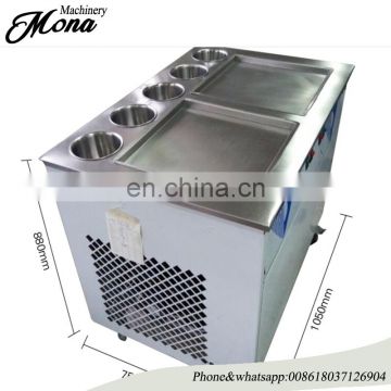 Fried ice cream machine/Hot Sale Fried Ice Cream Machine/Thailand rolled fried ice cream machine