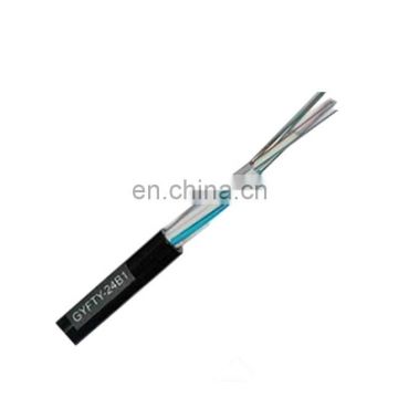 4 12 24 48 96 core non-armored fiber optic cable single jacket fiber optic cable GYFTY