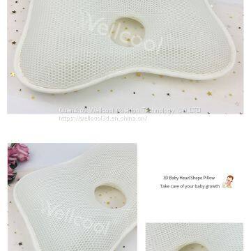 Washable 3d Air Mesh Fabric Baby Pillow Newborn Pillow Baby Head Pillow photo-2
