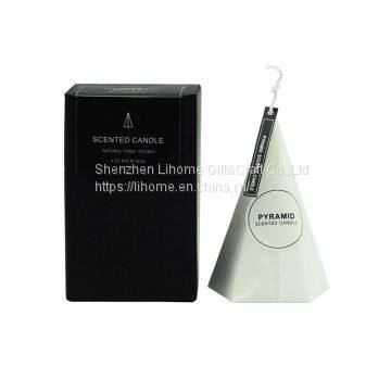 Conical Pentagonal Ice Flower Aromatherapy Candle photo-2