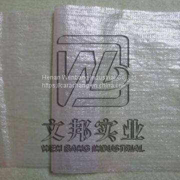 Transparent PP woven bag with coating