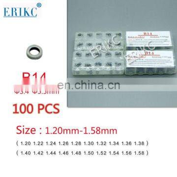 ERIKC B14 Common Rail Injector Washer Shims Size:1.20mm--1.38mm Adjusting Shim Repair Kit Suit For Boch 0445110# 0445120# photo-2