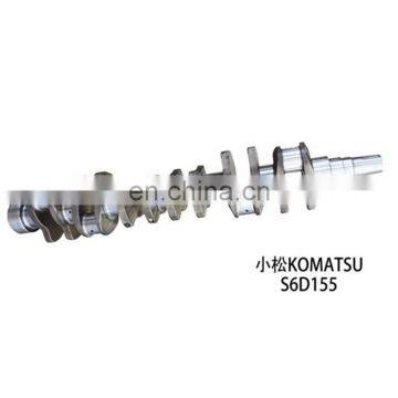 for 6D155 S6D155 engine Crankshaft  6127-31-1012 Forged Steel