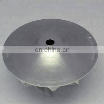 T81 444827-0001/17 75.94/106.00mm 6+6 Blades Turbo Billet/milling/aluminum 2618 Compressor Wheel for 465622-0002/3/4/5/6/7/9/10