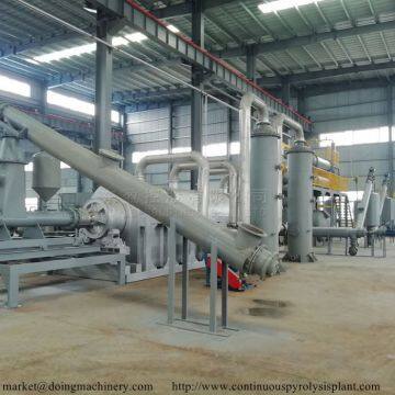 10 Ton Fully Automatic Waste Tire Pyrolysis Plant Batch Tyre Pyrolysis Plant