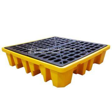 Anti-leakage HDPE Plastic Pallet for Oil and Chemicals Containment photo-5