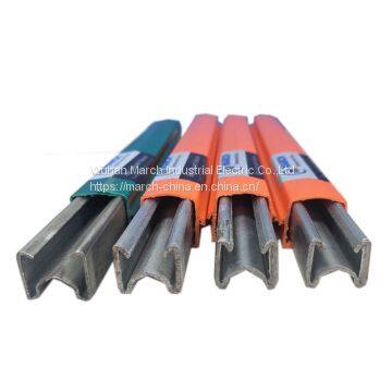 March Galvanized Steel 60A 100A 125A Gantry Crane Conductor Bus Bar System photo-4