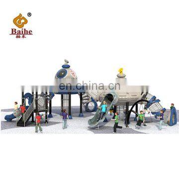 Hot Sale Space Series Kindergarten Outdoor Plastic Playground Equipment Amusement Kids Slide