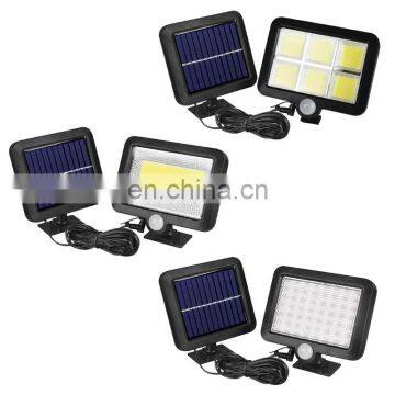 Waterproof LED Solar Panel Power PIR Motion Sensor Solar Garden Wall Lights Outdoor