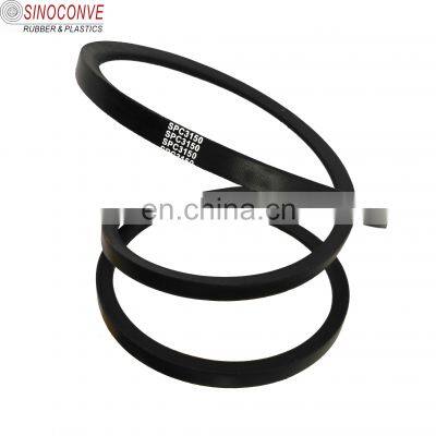 Trapezoid narrow v rubber belt for air compressor