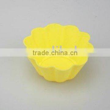 silicone flower baking cups 100% food grade silicone