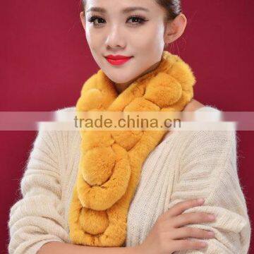 Rabbit Fur Snood Scarf photo-3