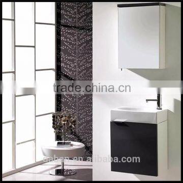 good service pvc bathroom wash vanity basin cabinet with small bathroom cabinet table door