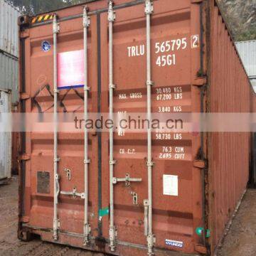 China supplier 40' high cube shipping cargo container