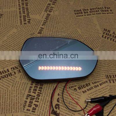 Panoramic rear view blue mirror glass Led turn signal Heating blind spot monitor for Buick GL8 25S 2015,2pcs