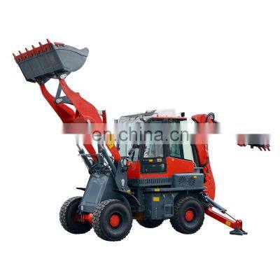New Technology Tractor With Front End Loader and Backhoe Small Garden Tractor Loader Backhoe photo-2