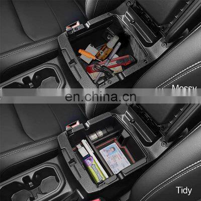 Interior Accessories Parts Silicone Armrest Rest Storage Box Center Control Console Organizer Tray For Jeep Gladiator Jt 18-21 photo-4