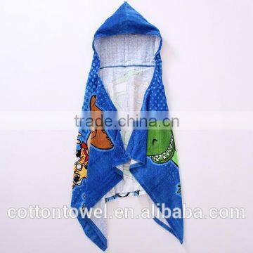 Boy Customized Design/cartoon Pattern Printing Pattern Pure Cotton Infant/baby/kids/children Hood Towel photo-4