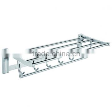 Factory Manufacturers Bathroom Accessories Wall-Mounted 304 Stainless Steel Bathroom Shelf Towel Rack