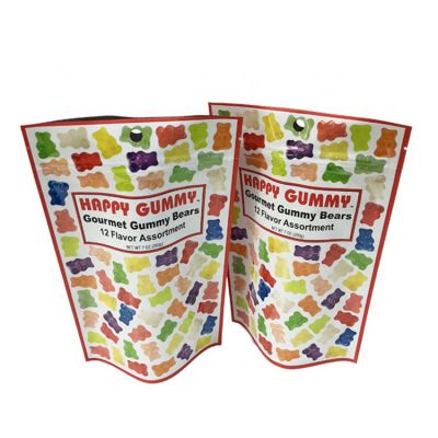 supplier custom digital flex printing resealable tea packaging stand up pouches with zipper for food packaging