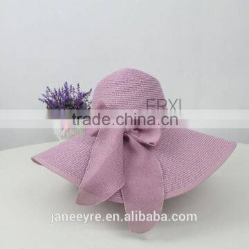 Wholesale Womens' Wide Brim Straw Hat Summer Beach Straw Hat Cheap photo-2