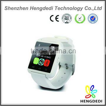 Hot sale bluetooth smart watch U8 fashionable wrist watch compatible with Android Phone