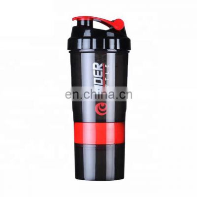 Wholesale Gym Shaker Bottle with 3 Layers for Fitness