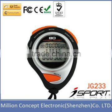 3 lines display stop watch with pacer&countdown function