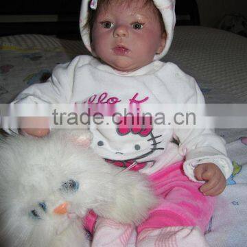 Lovely reborn doll kit baby alive girl doll