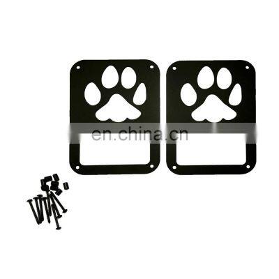 J216 for Jeep for Wrangler JK Headlight Taillight Parking Light Bracket Cover for Jeep Grille photo-4