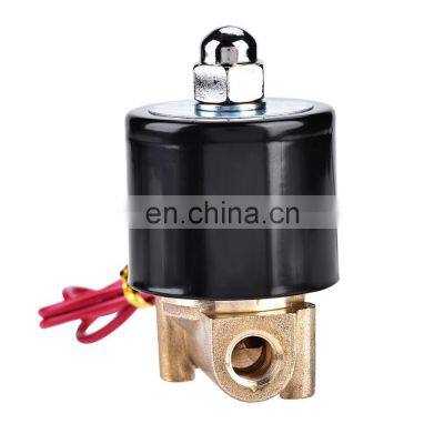 COVNA DN8 1/4 Inch 2 Way 12V 24V DC Normally Closed Miniature Brass Diesel Fuel Solenoid Valve photo-3