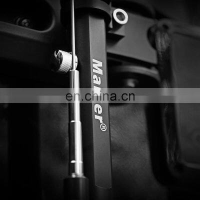 Offroad Aluminum Flagpole Frame for Jeep Wrangler JK/JL 4x4 Car Parts Accessories Flagpole Bracket photo-4