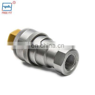 Made in China female and male 1/2 inch ISO 7241-B  hydraulic quick coupling for agricultural machinery