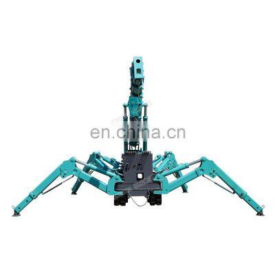 Electrical engineering 3t mini spidere crane from Hengwang factory