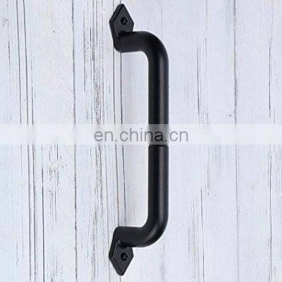 Hot Sales 9 inch Round Tube Antique Iron Door Pull in Black