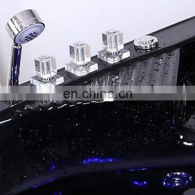 Mixing Tub Small Black Acrylic Bathtub photo-3